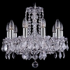 Подвесная люстра bohemia ivele crystal 1402 1402-10-141-ni-leafs